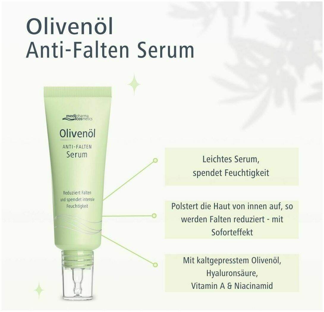 medipharma cosmetics Olivenöl Anti-Falten Serum 30 ml
