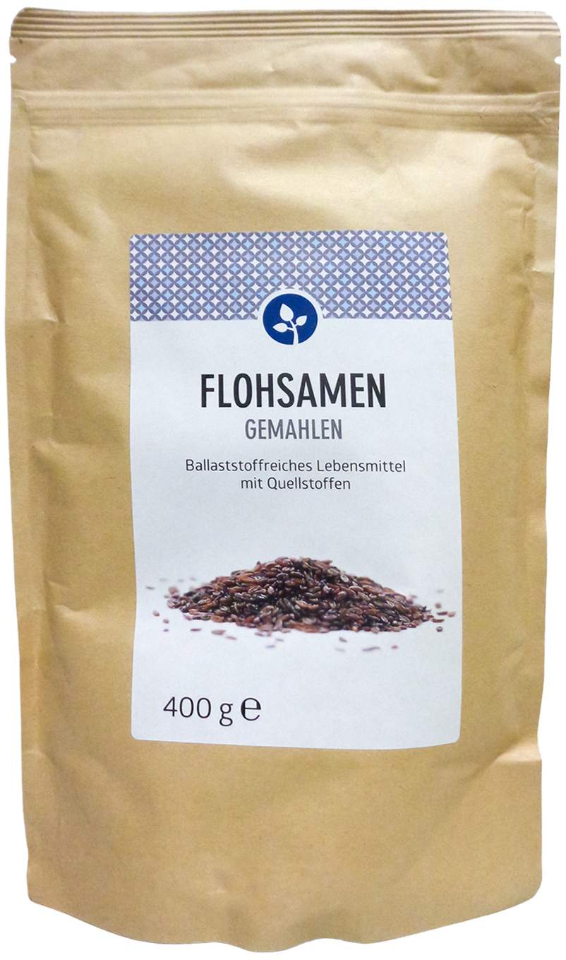 Flohsamen Gemahlen 400 G Pulver