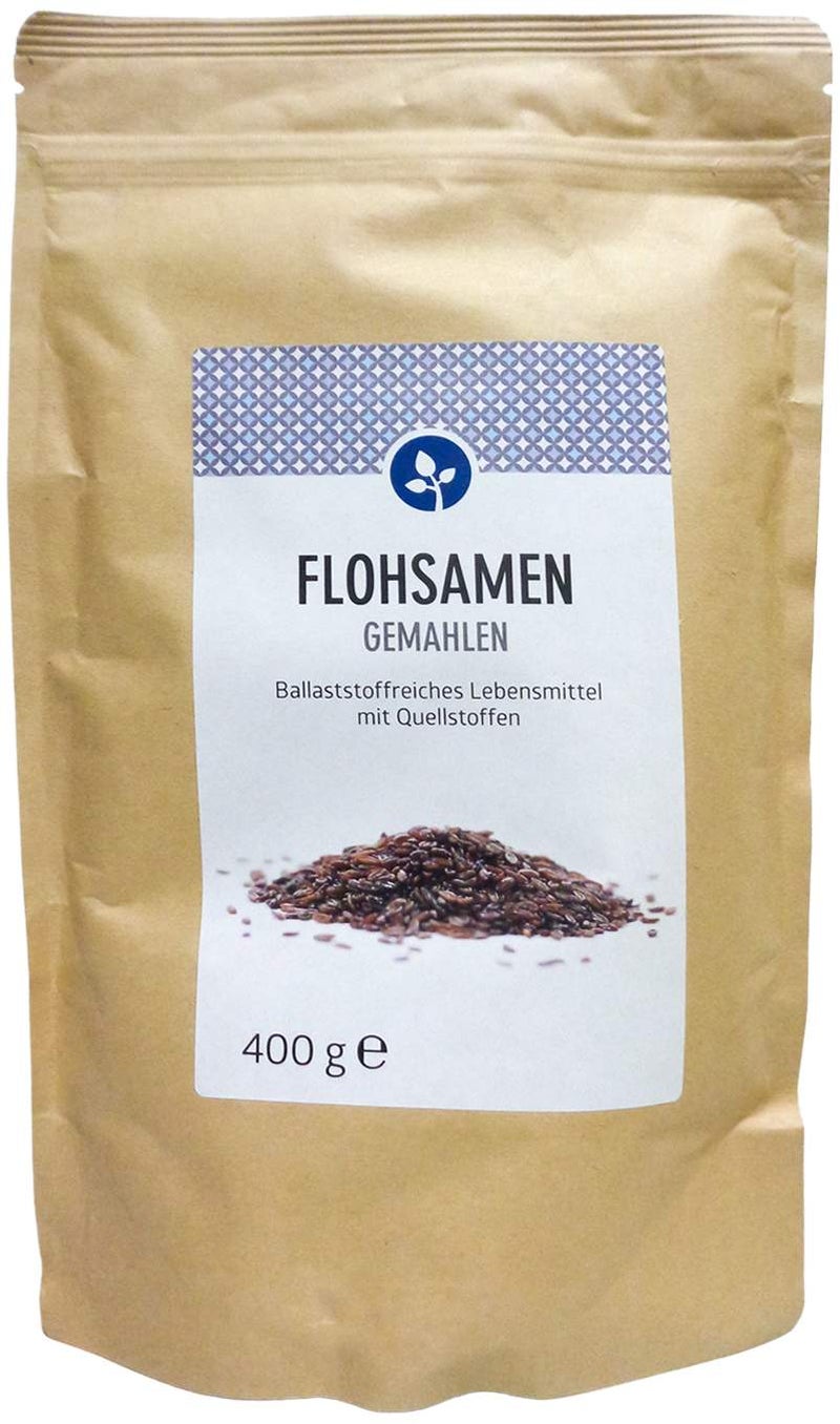 Flohsamen Gemahlen 400 G Pulver