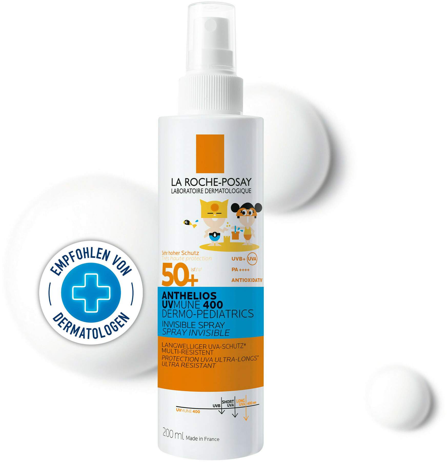 La Roche Posay Anthelios Dermo-Kids Invisible UVMune 400 LSF50 200 ml Spray