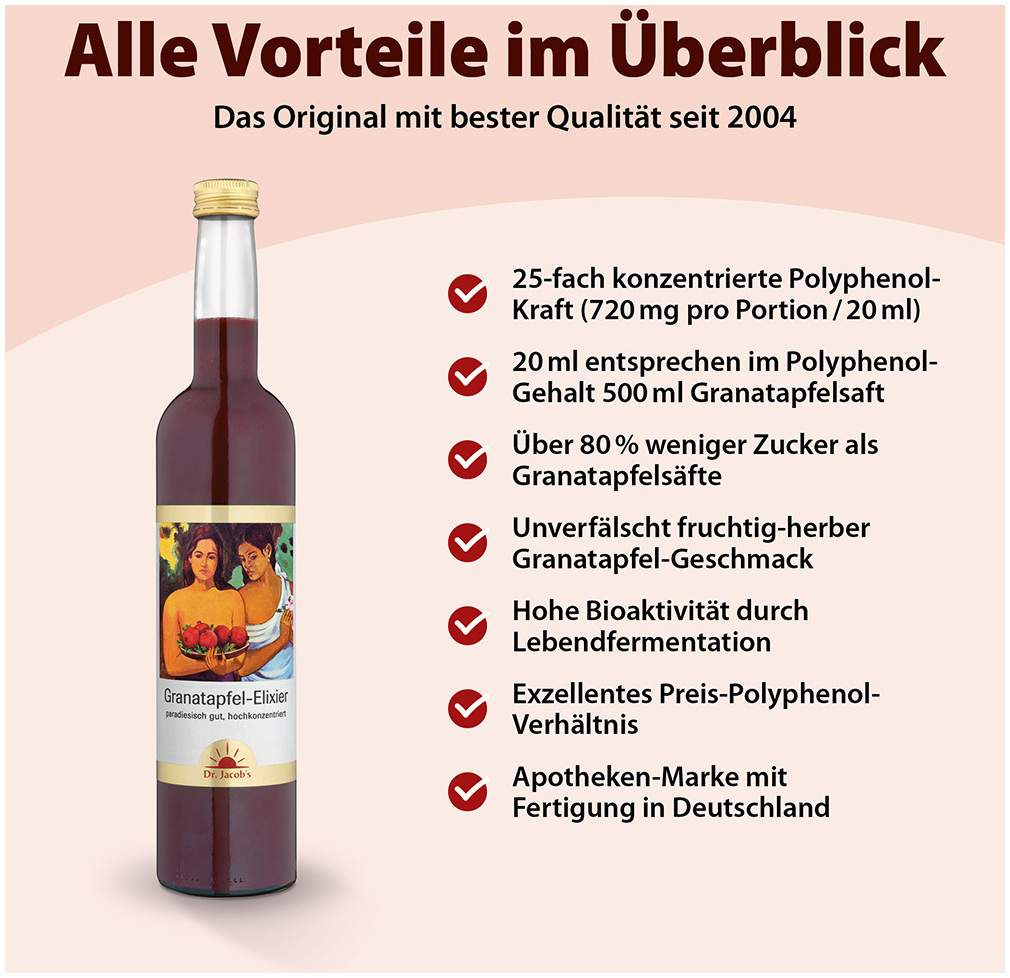 Granatapfel Elixier Dr.Jacobs 500 ml