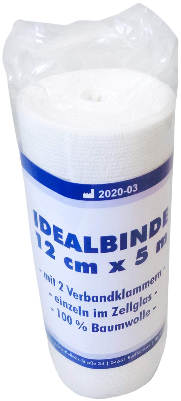 Idealbinde Din 12 cm X 5 M im Zellglas 1 Stück