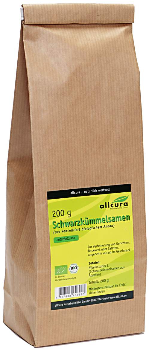 Schwarzkümmelsamen Kba 200 G