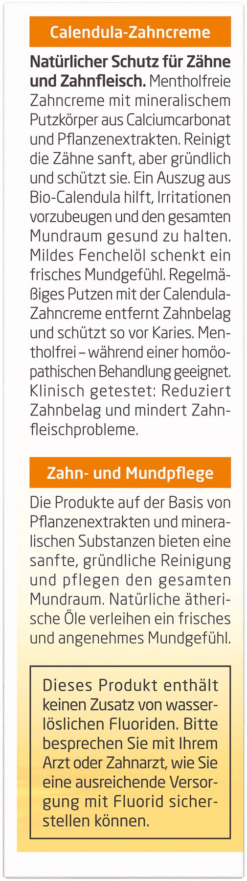 Weleda Calendula Zahncreme 75 ml