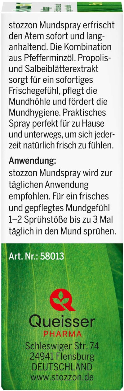 Stozzon Mundspray Pfefferminze 15 ml