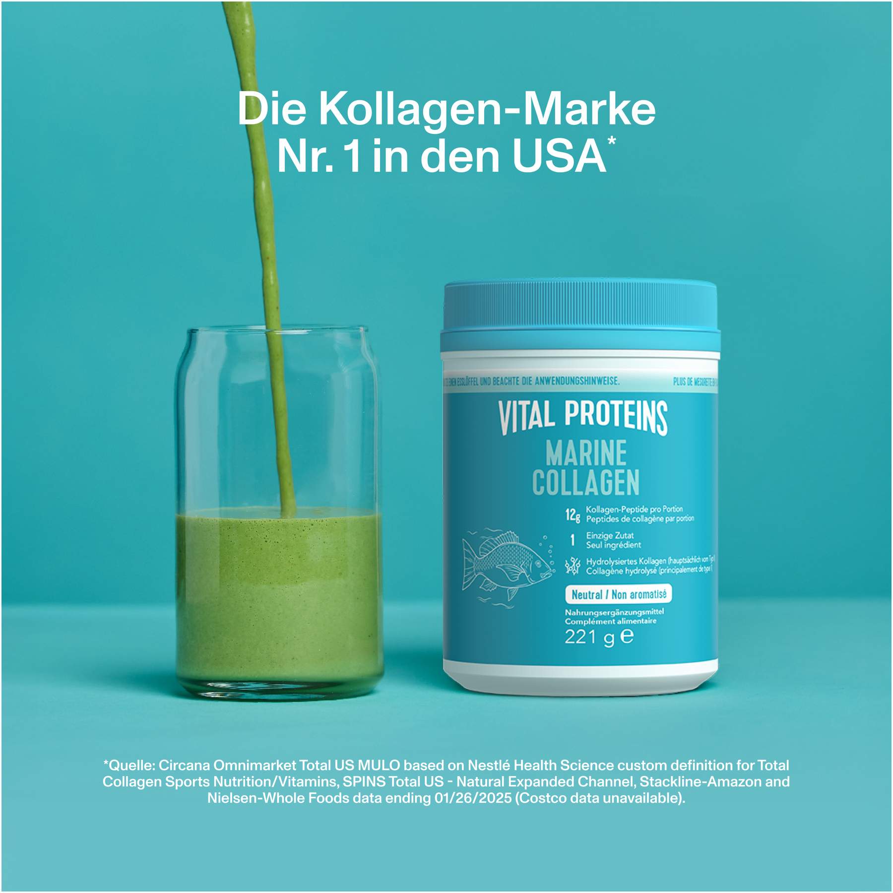 Vital Proteins Marine Collagen Neutral 221 G Pulver