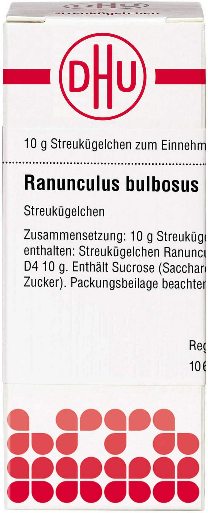 Dhu Ranunculus Bulbosus D4 Globuli 10 G