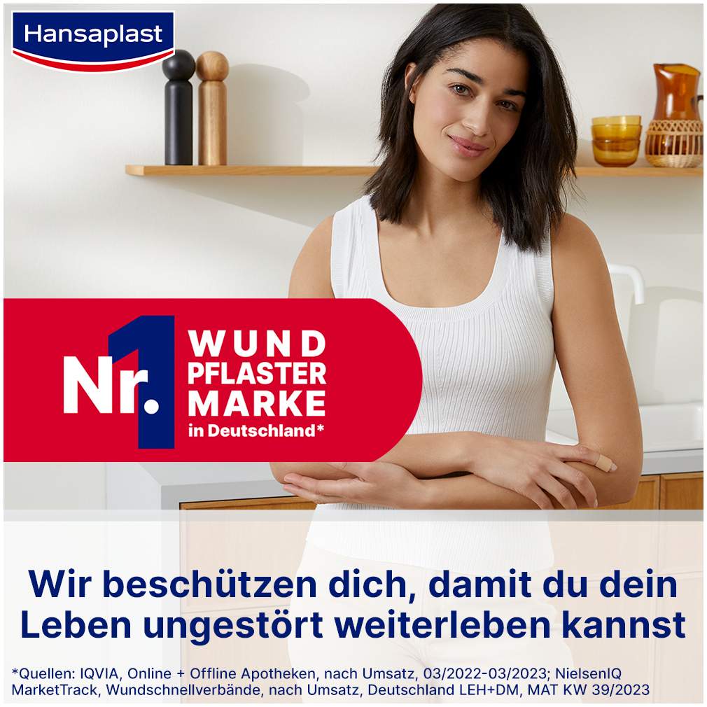 Hansaplast Universal Pflaster wasserfest 6 cm x 1m 1 Stück