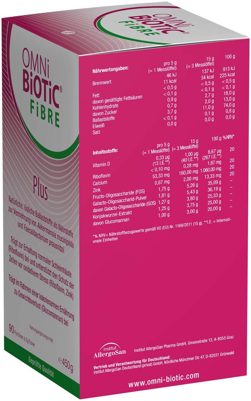 Omni Biotic Fibre Plus 450 g Pulver