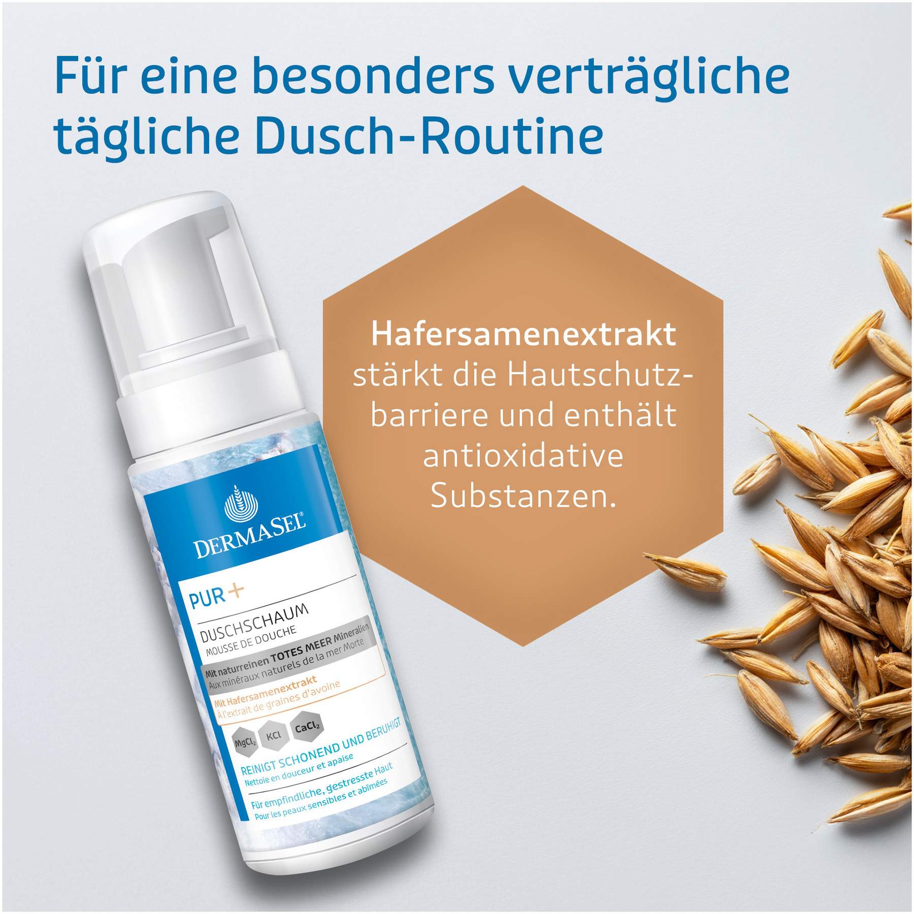 Dermasel Totes Meer Pur+ Duschschaum 180 ml