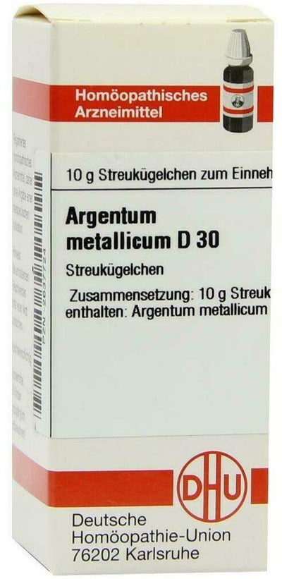 Dhu Argentum Metallicum D30 Globuli