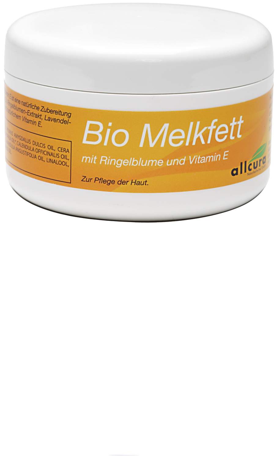 Melkfett Bio Mit Ringelblumen und Vitamin E 150 ml Creme