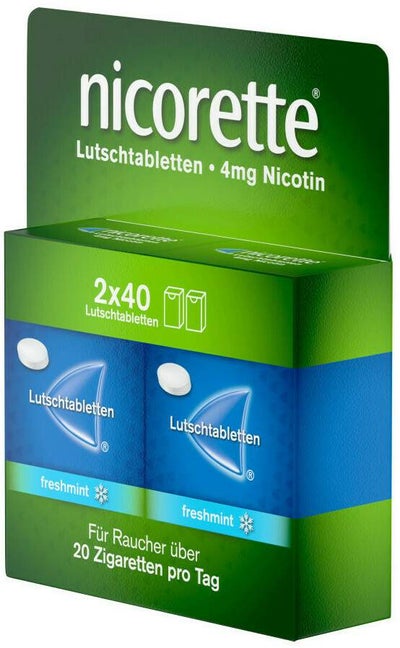 Nicorette Freshmint 4 mg 80 Lutschtabletten