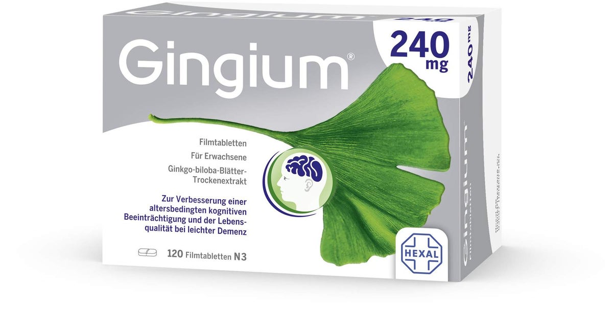 Gingium 240 mg 120 Filmtabletten