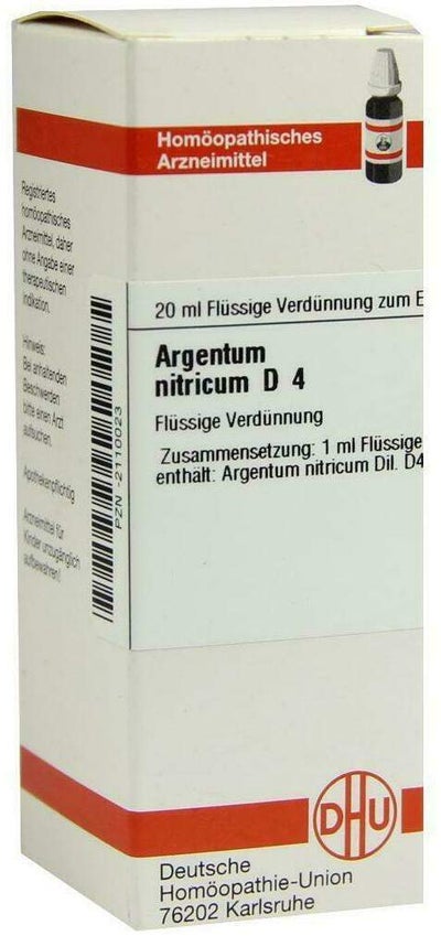 Dhu Argentum Nitricum D4 Dilution