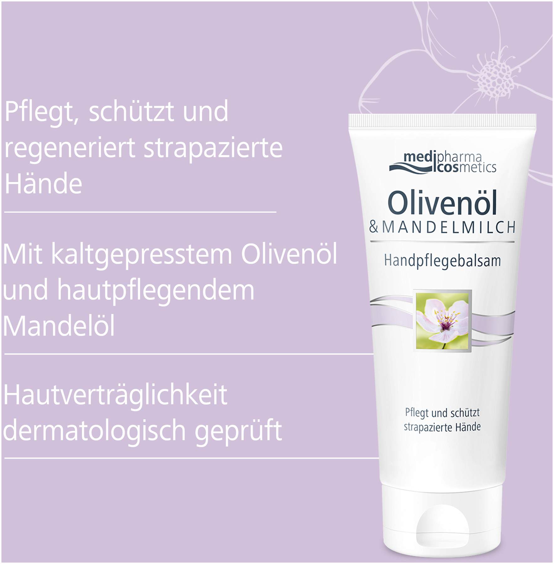 Medipharma Cosmetics Oliven-Mandelmilch Handpflegebalsam 100 ml
