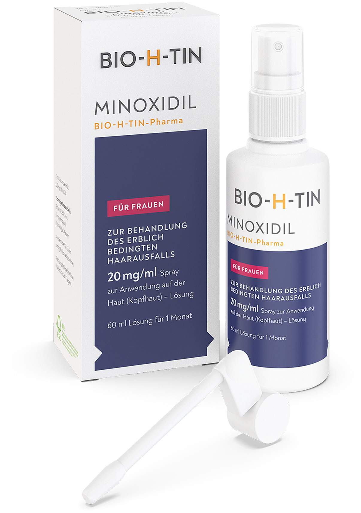 Minoxidil Bio-H-Tin Pharma 20 mg Pro ml Für Frauen  60ml