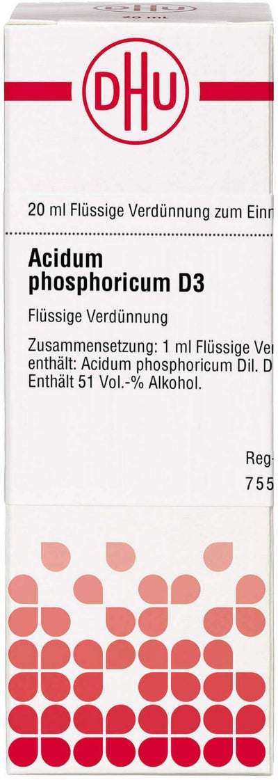 Dhu Acidum Phosphoricum D3 Dilution 20 ml