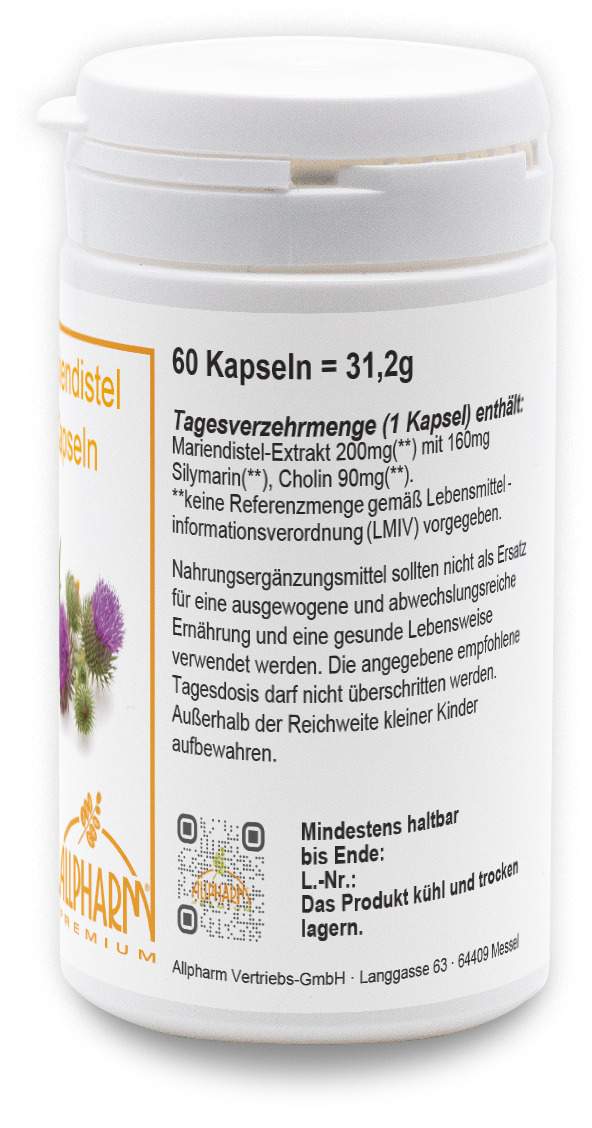 Mariendistel 60 Kapseln