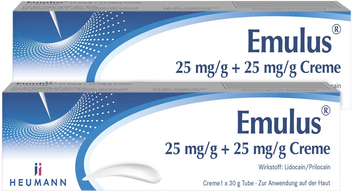 Emulus 25 mg je g+25 mg je g Creme 2 x 30 g Creme