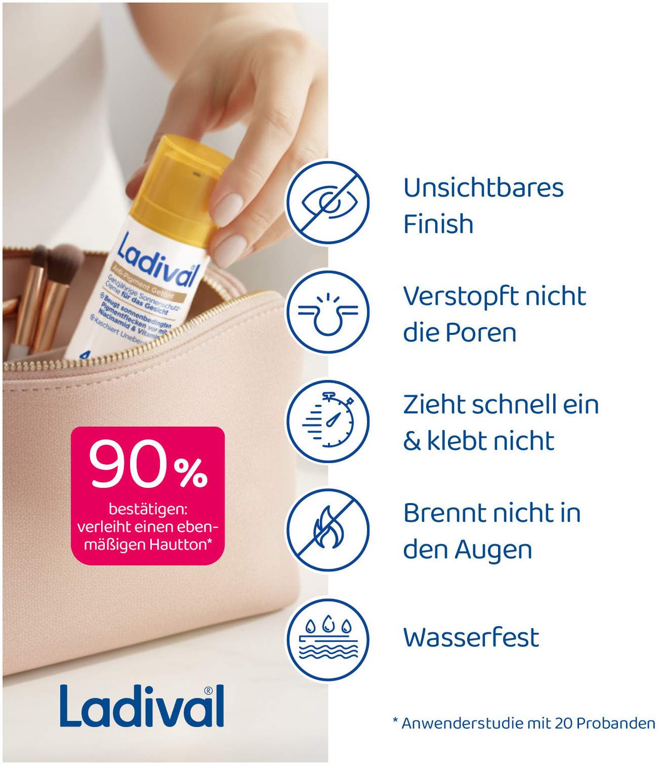 Ladival Anti-Pigment Sonnenschutz- Creme getönt LSF 50+ 50 ml