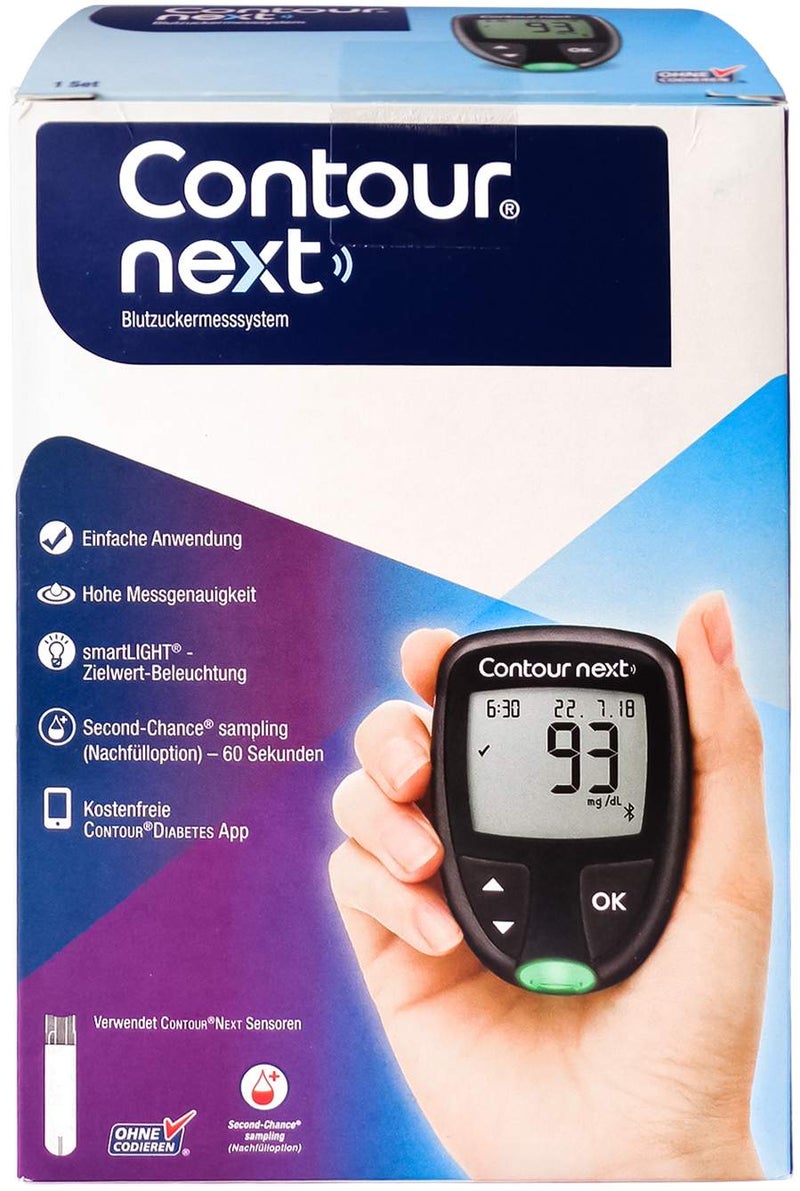 Contour Next Neu Set Blutzuckermessgerät mg Je Dl