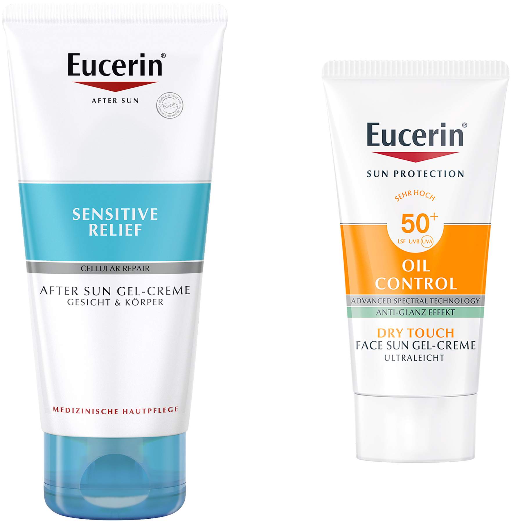 Eucerin Sun Sensitive Relief After Sun 200 ml Gel-Creme + gratis Sun Gel-Creme Oil Control 20 ml