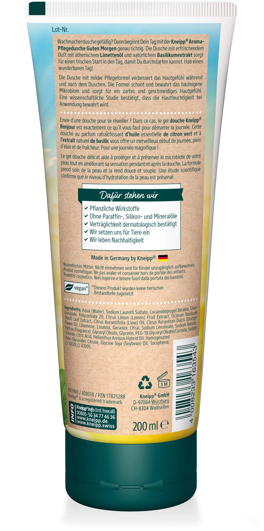 Kneipp Aroma-Pflegedusche Guten Morgen 200 ml