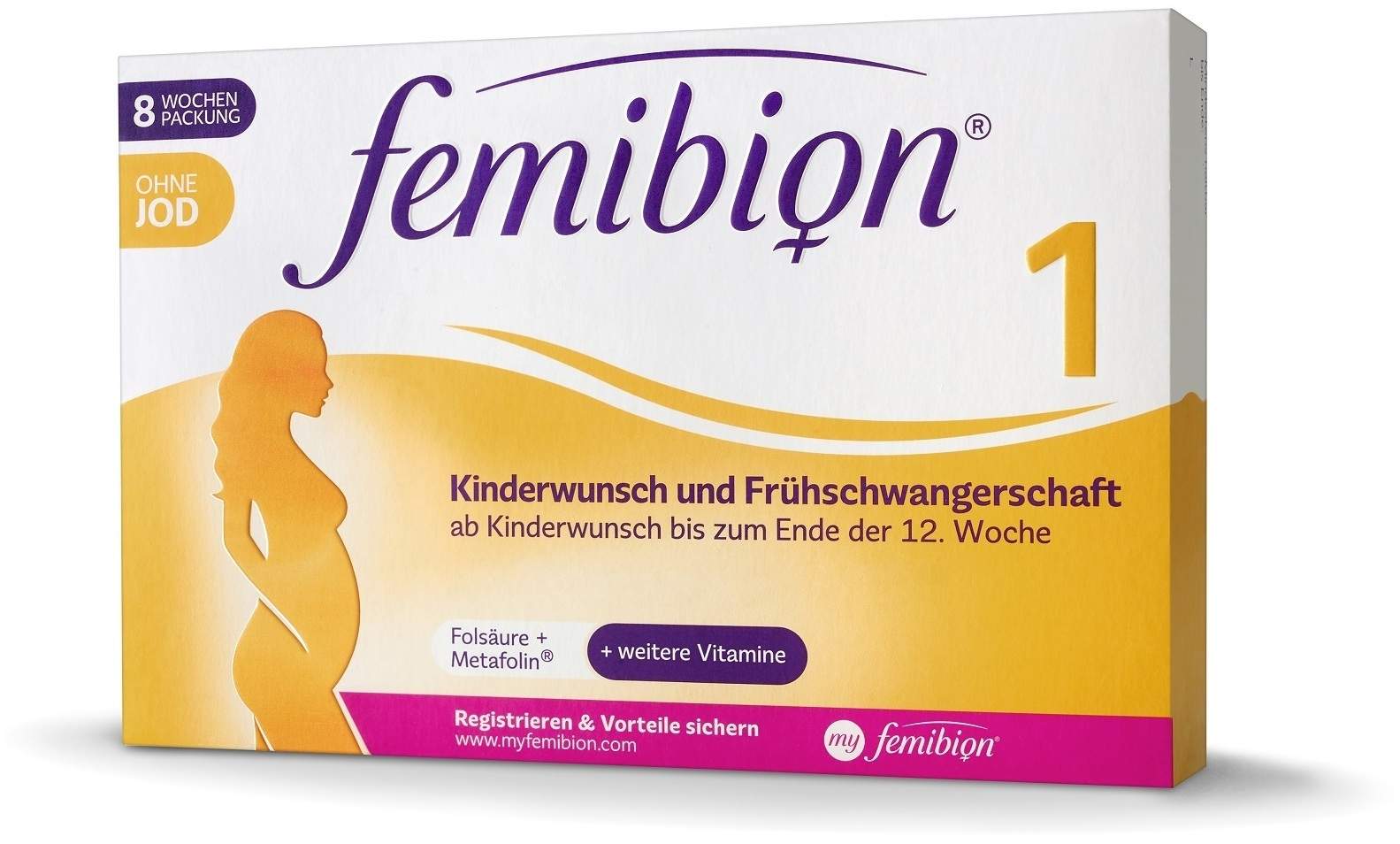 Femibion 1 Kinderwunsch und Frühschwangerschaft ohne Jod 60 Tabletten