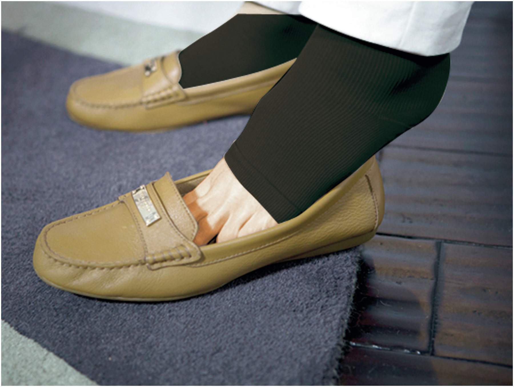 Comfy Socks Kompressionsstrümpfe Schwarz, 1 Paar