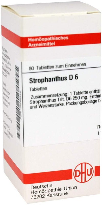Dhu Strophanthus D6 80 Tabletten