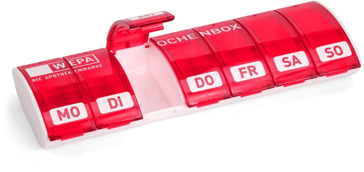 WEPA 1x7 Wochenbox Farbig Sortiert + UV-Schutz