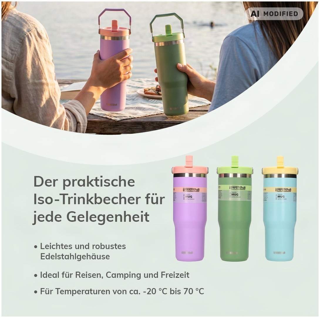 Flip-Becherglas Grün 800 ml