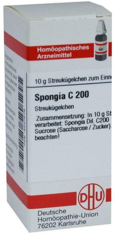 Dhu Spongia C200 10 G Globuli