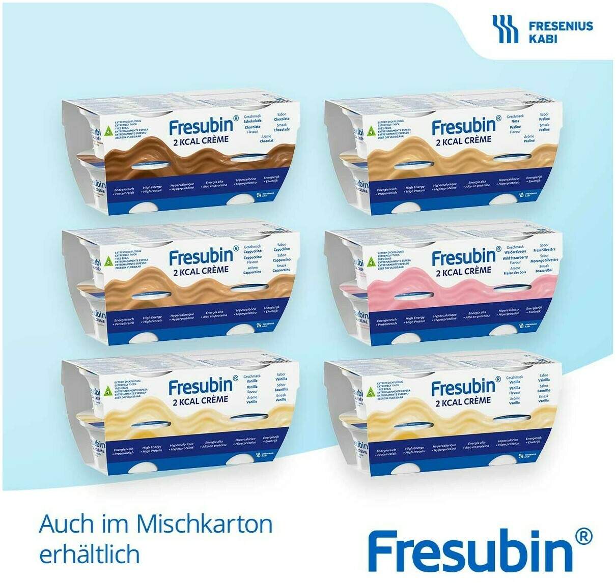 Fresubin 2 Kcal Creme Praline im Becher 4 x 125 g