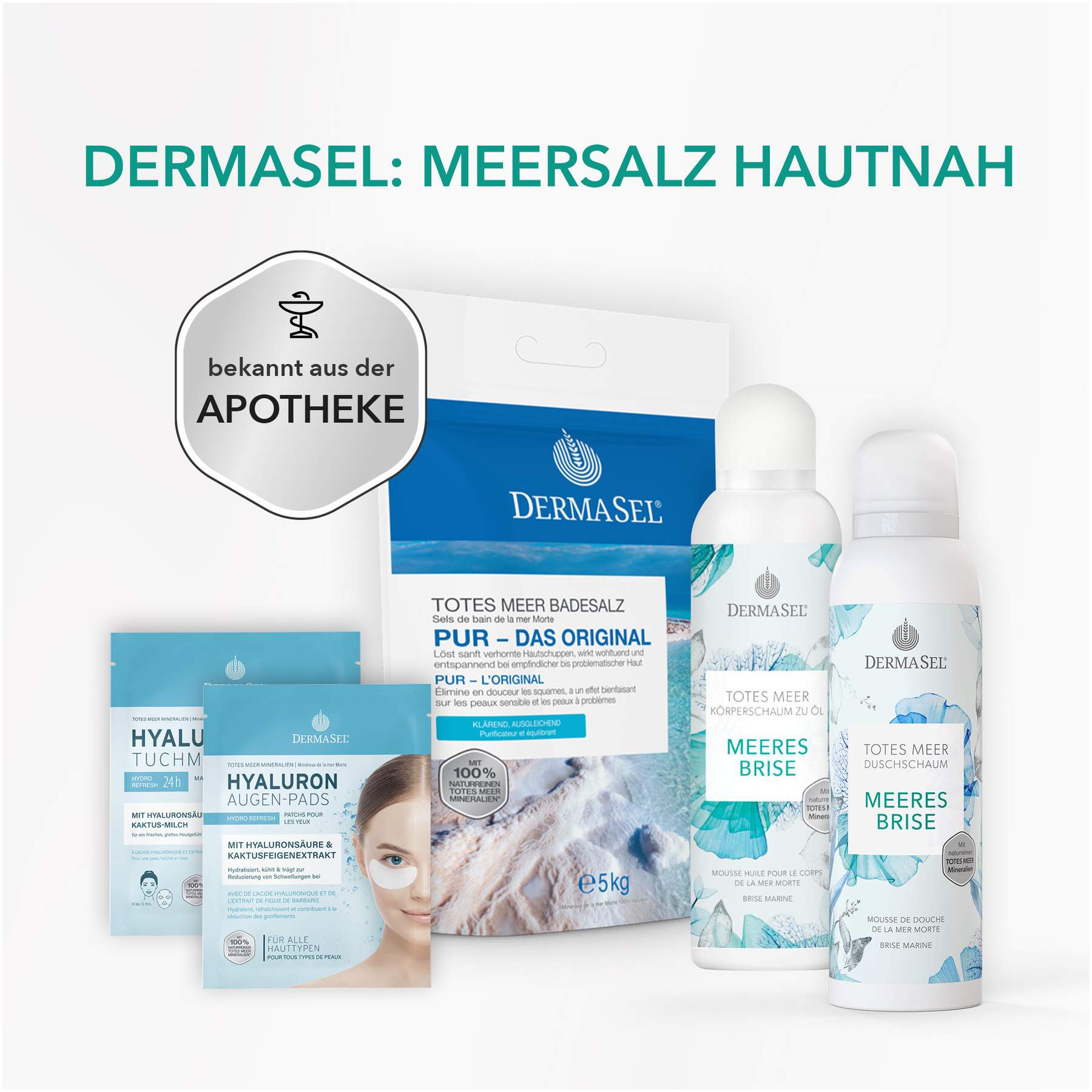 Dermasel Totes Meer Meeres Brise Körperschaum 150 ml