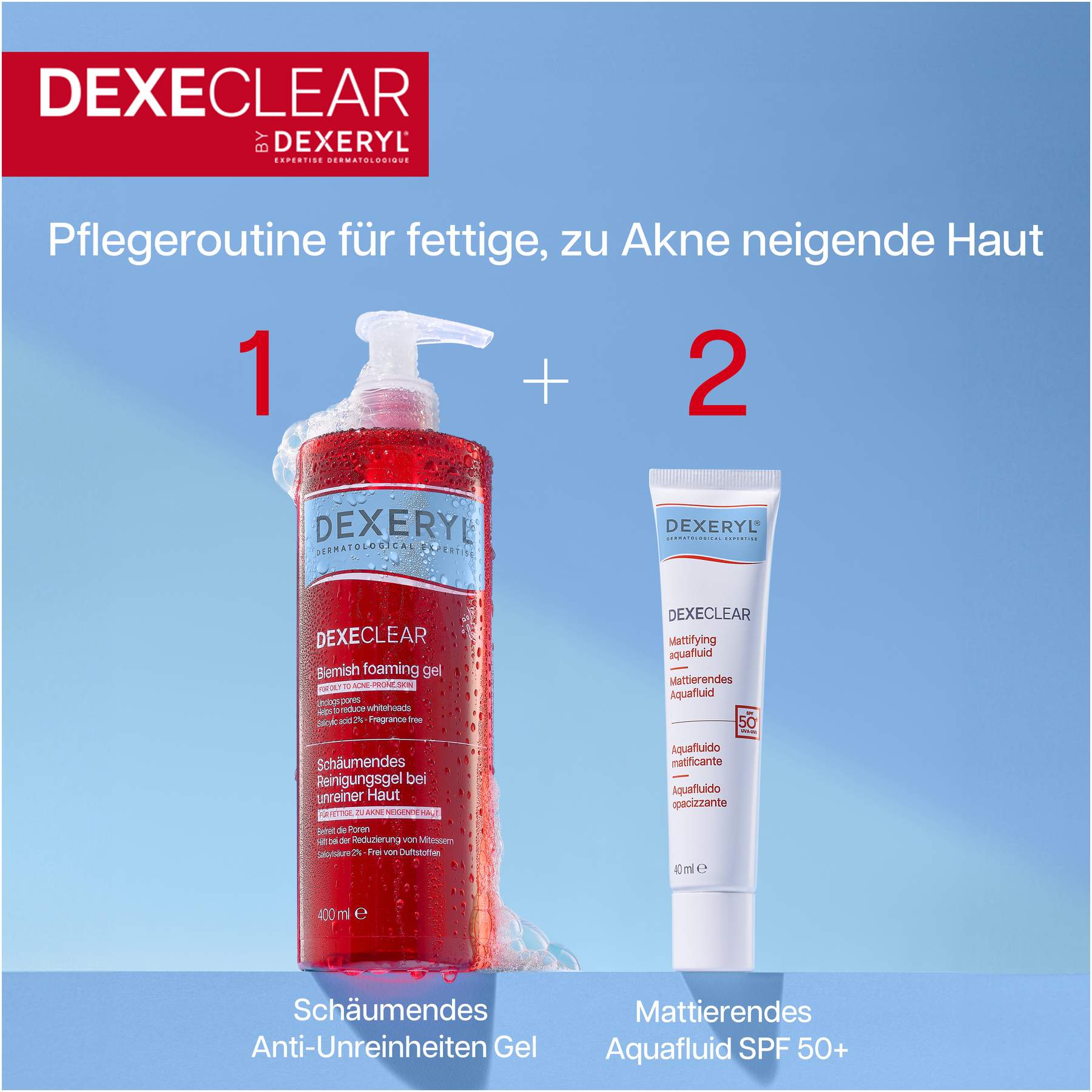 Dexeryl Dexeclear schäumendes Reinigungsgel 400 ml