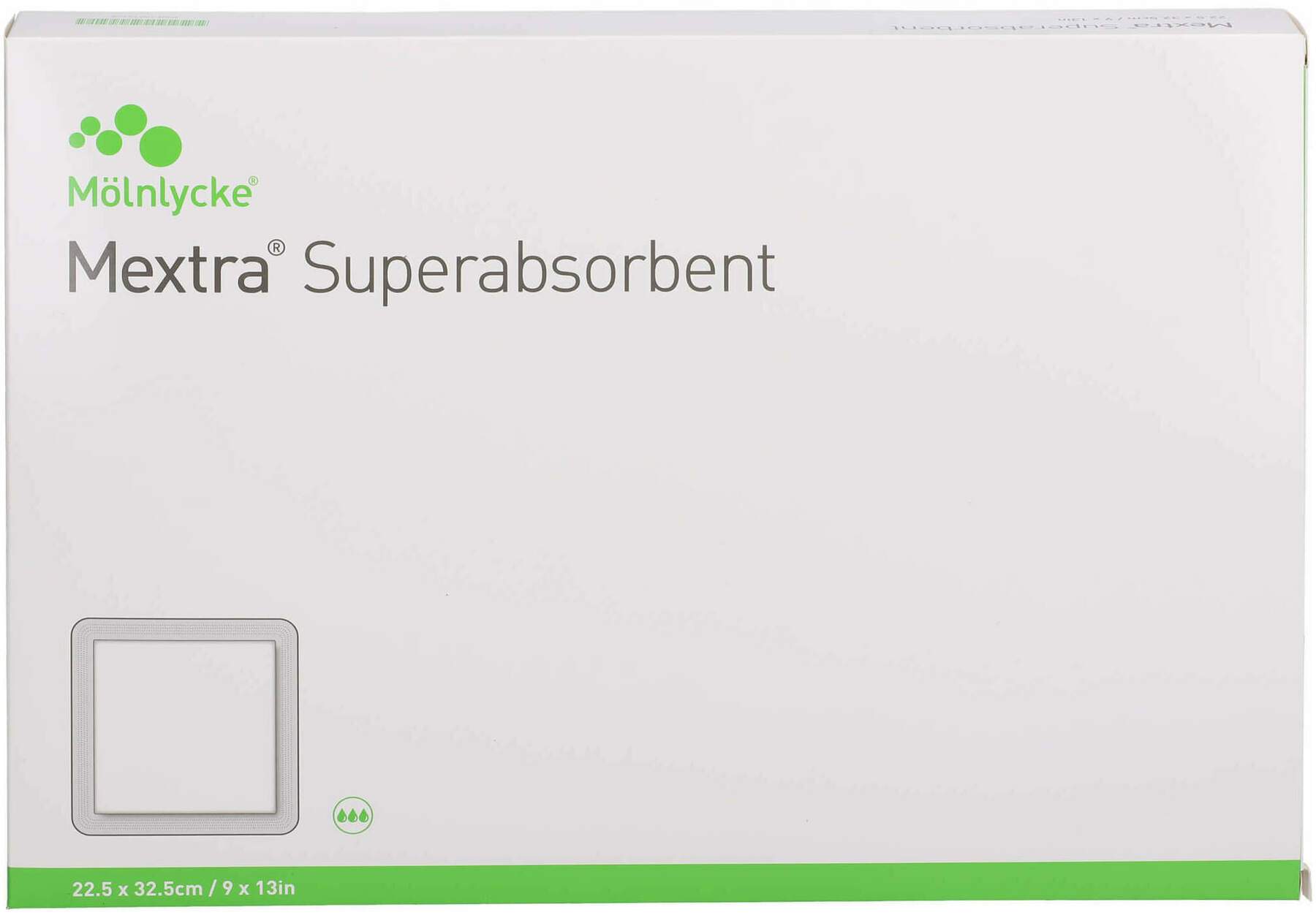 Mextra Superabsorbent Verband 22,5x32,5 cm