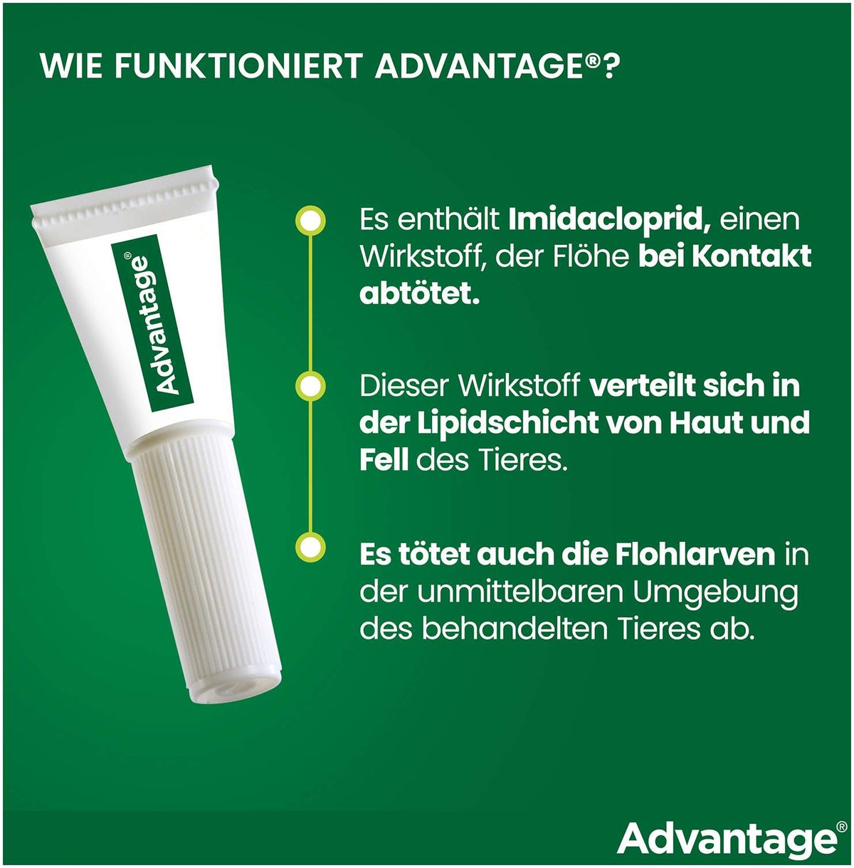 Advantage 400 Lösung Pipetten für Hunde ab 25 kg 4 Einzeldosispipetten