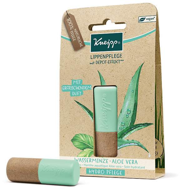 Kneipp Lippenpflege Hydro Wasserminze und Aloe Vera 4,7 G Stift