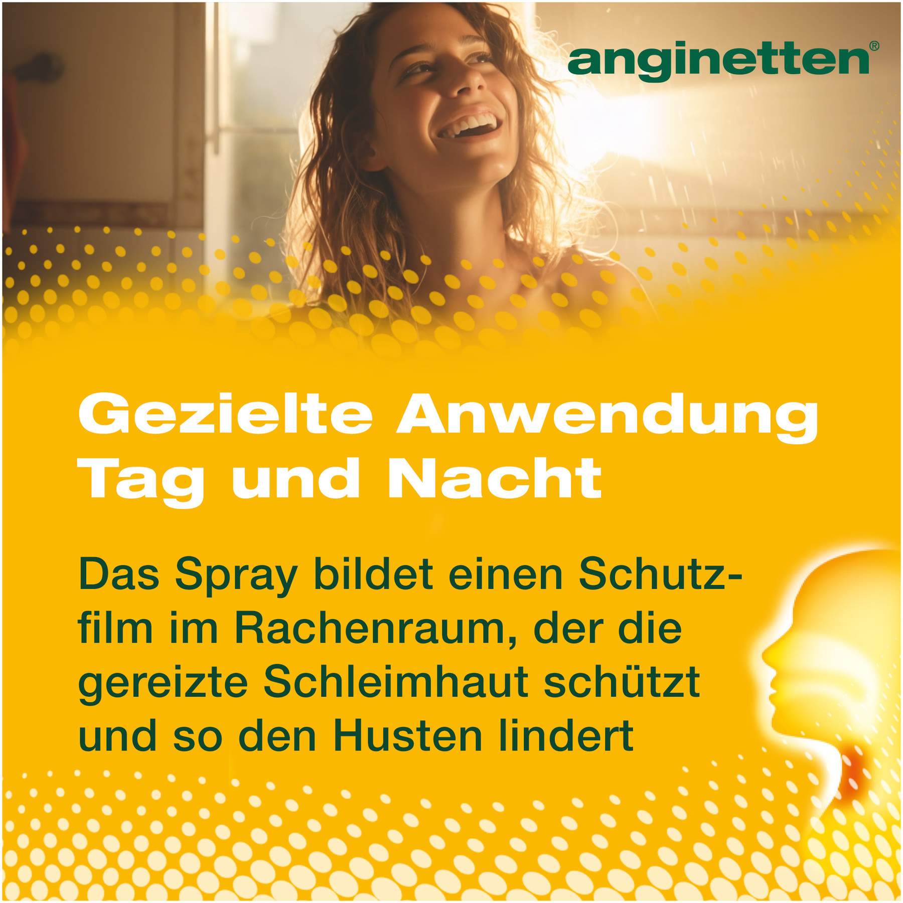 Anginetten Halsspray 2 in 1 Erwachsene 20 ml Spray