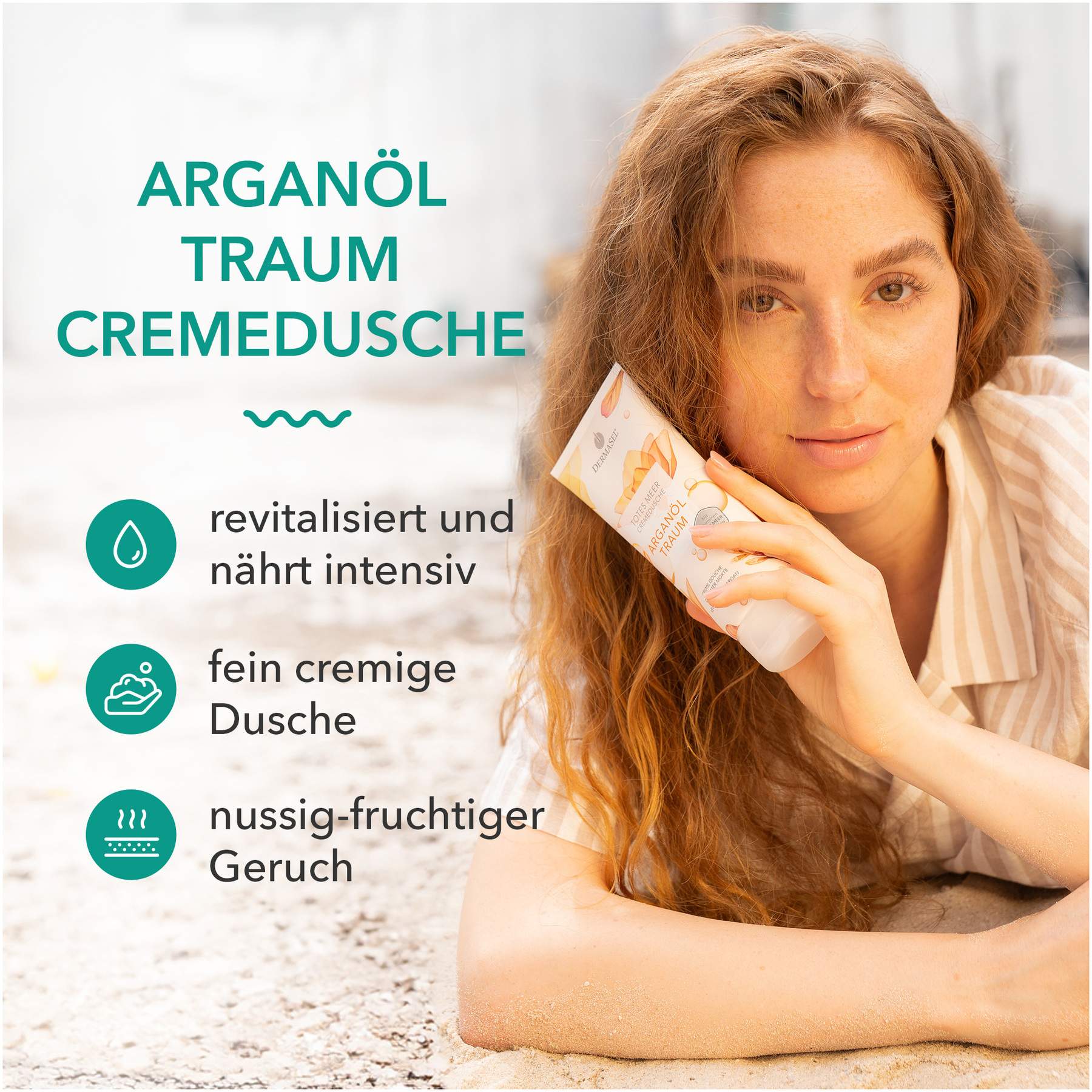 Dermasel Totes Meer Cremedusche Arganöl Traum 200 ml