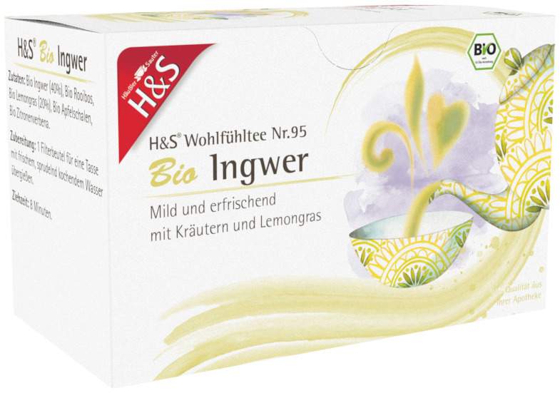 H&S Bio Ingwer Filterbeutel 20 X 2 G