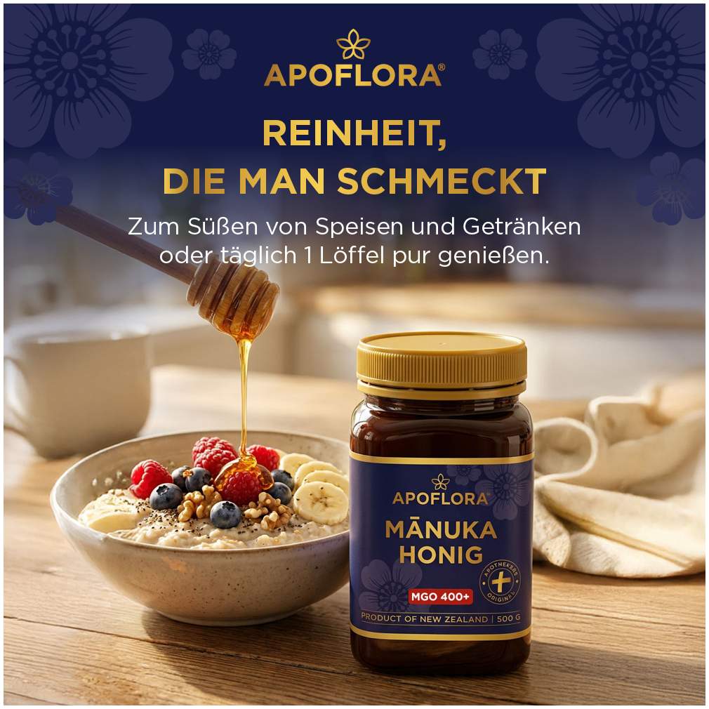 Manuka Apoflora Honig MGO 400+ 500g