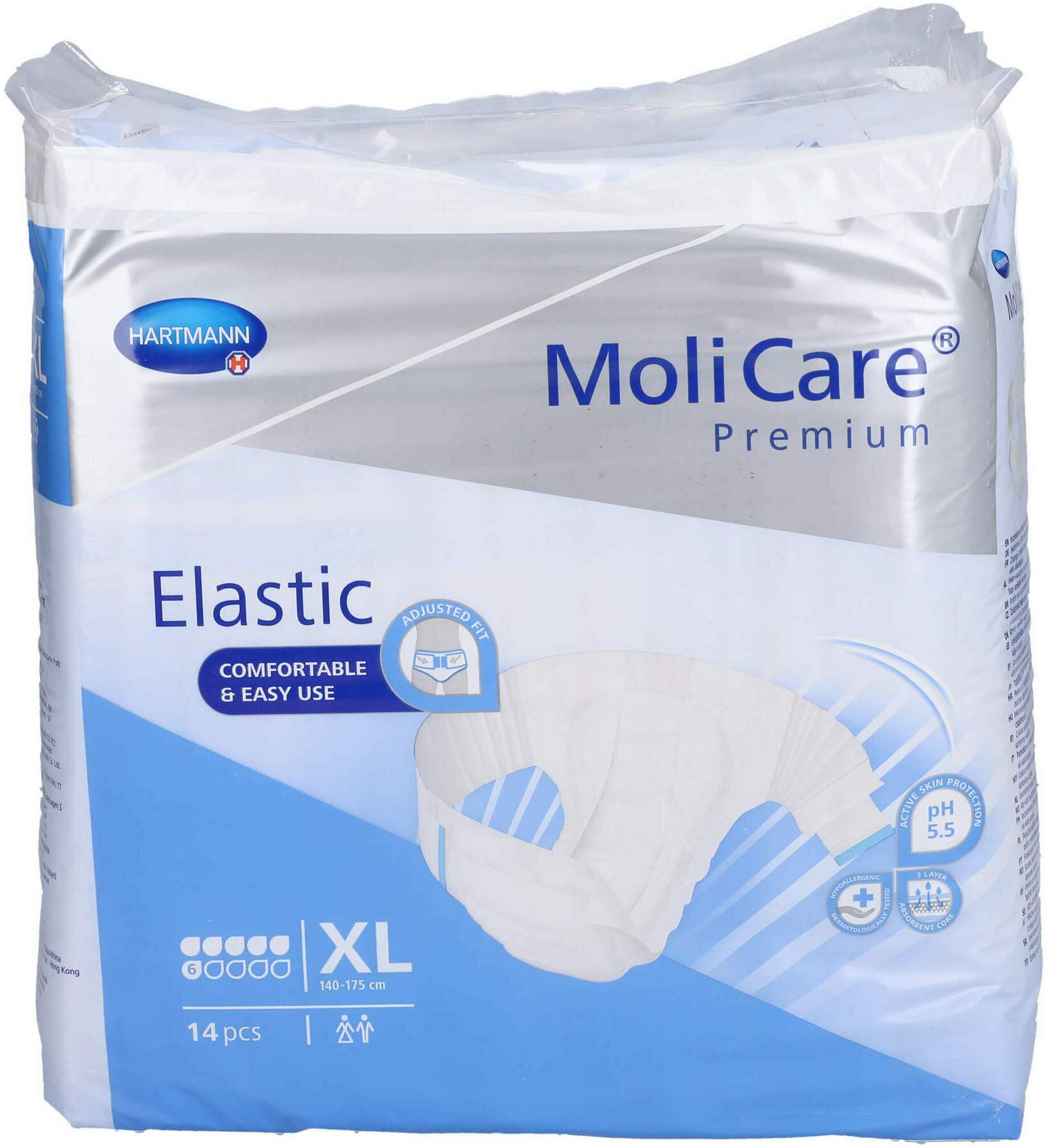 Molicare Premium Elastic Slip 6 Tropfen Gr.Xl 14 Stück