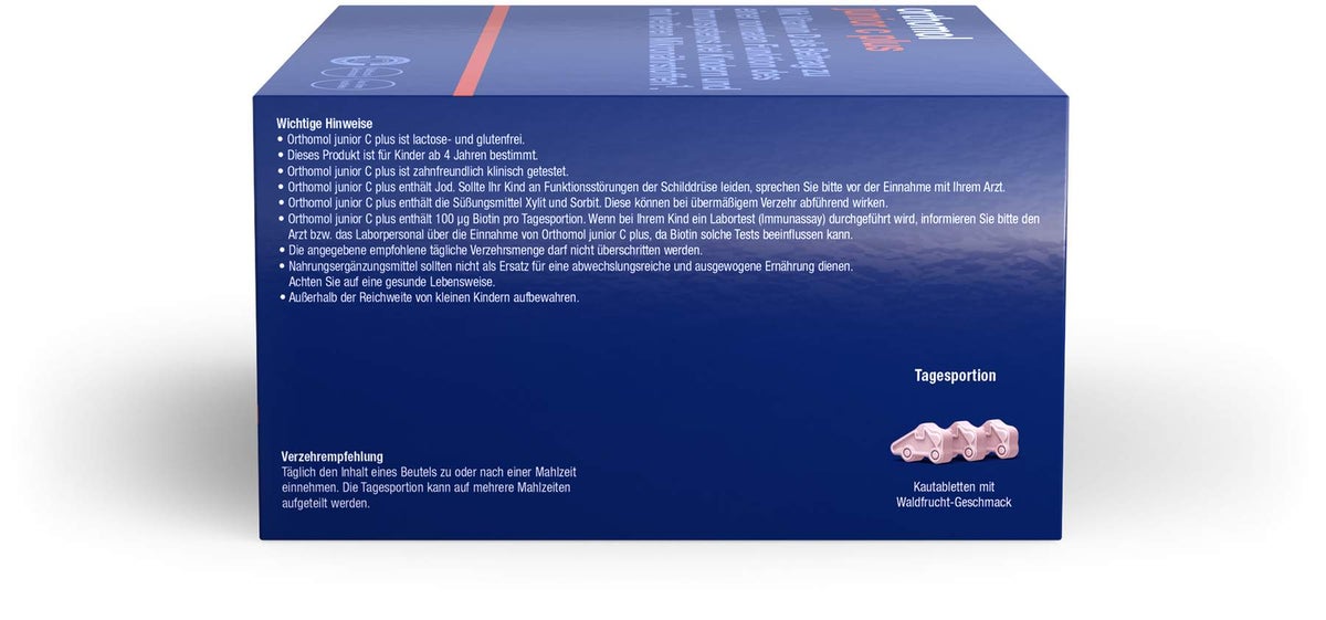 Orthomol Junior C Plus 30 Tagesportionen Waldfrucht
