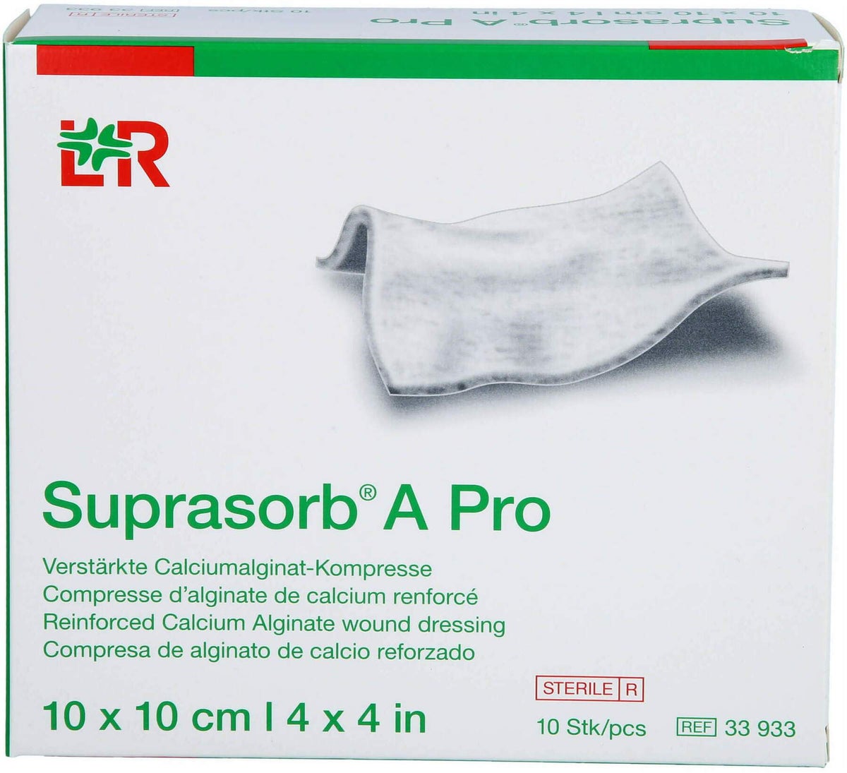 Suprasorb A Pro Calciumalginat Kompressen 10x10 cm  10 Stück