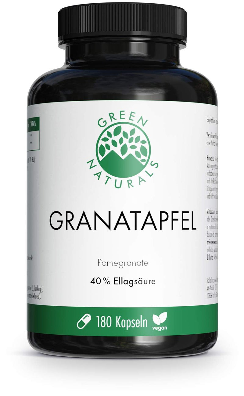 Green Naturals Granatapfel+40% Ellagsäure 180 Kapseln