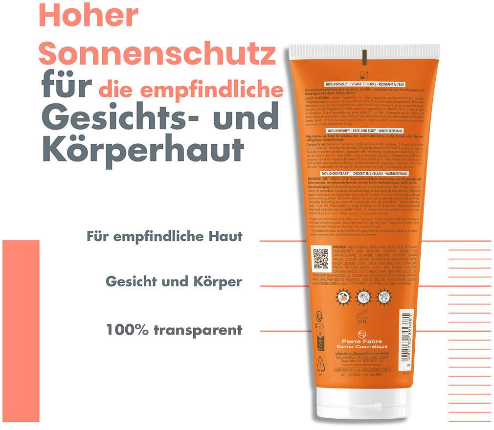 Avene Sonnenmilch SPF 50 250 ml