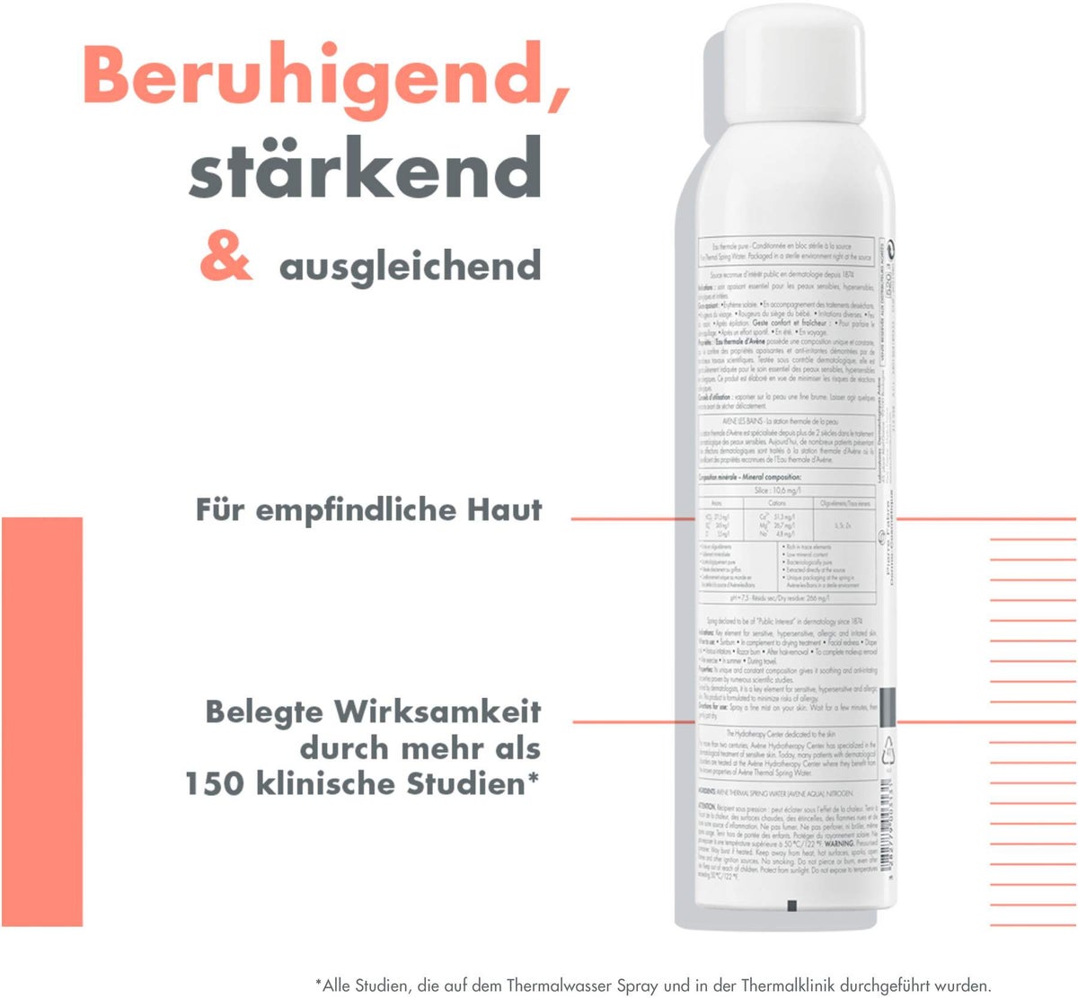 Avene Thermalwasser Spray 300 ml Spray + gratis 50 ml